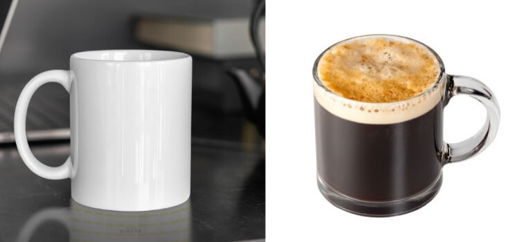 Glass vs Ceramic Coffee Mug