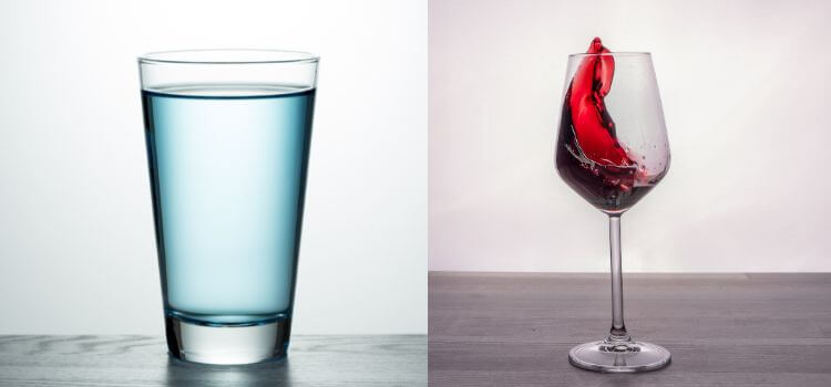 Water Glass vs Wine Glass