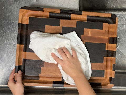 How to Clean End Grain Cutting Board